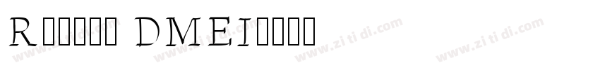 Romana DMEI字体转换